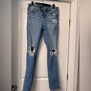 American eagle skinny bootcut jeans.